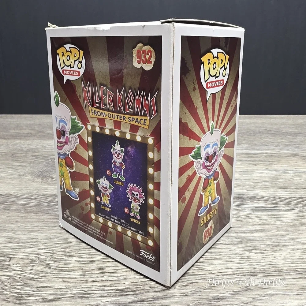 Funko Pop! Vinyl Figure - Shorty #932 - Killer Clowns From Outter Space